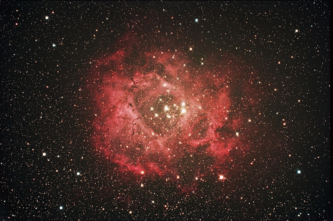 Rosette_NGC2244_1280.jpg - Rosetta nebula NGC 2237 Instrument: Takahashi Epsilon 160 / M25C
