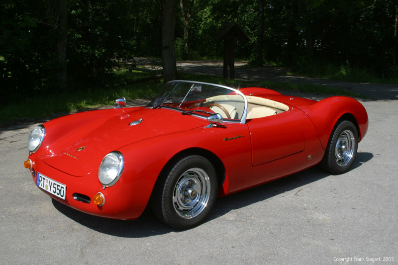 Peter Vann'Fantastic Porsche' My little red 550 Spyder replica 